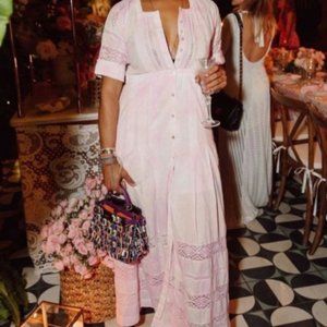 LoveShackFancy Edie Dress - Pale Pink